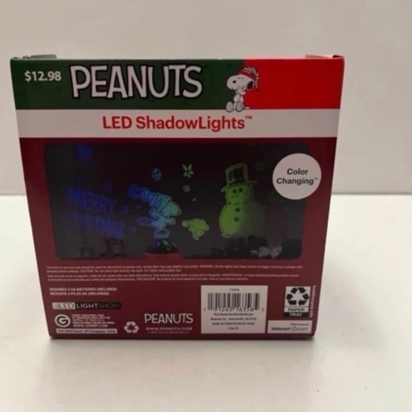 PEANUTS Snoopy LED Rotating Color Changing Shadow Lights 10 FEET Project… - Picture 3 of 5